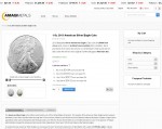Amagi Metals American Silver Eagle Coin cart page