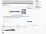 Copying the address which will receive the bitcoin payment.