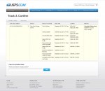 USPS Tracking page