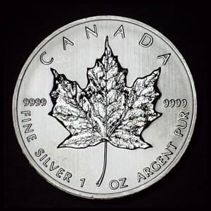 1 Ounce Canadian Maple Leaf Silver Coin