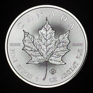 1 Ounce Canadian Maple Leaf Silver Coin